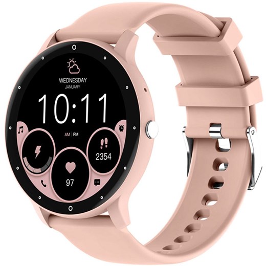 Smartwatch RUBICON RNCF16 SMARUB265 Różowy Rubicon happytime.com.pl okazja