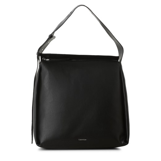 Calvin Klein Damska torba shopper Kobiety Sztuczna skóra czarny jednolity ze sklepu vangraaf w kategorii Torby Shopper bag - zdjęcie 166671620