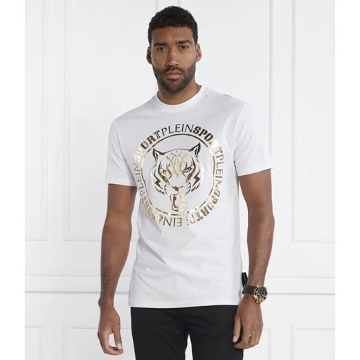 Plein Sport T-shirt Round | Regular Fit ze sklepu Gomez Fashion Store w kategorii T-shirty męskie - zdjęcie 166678554