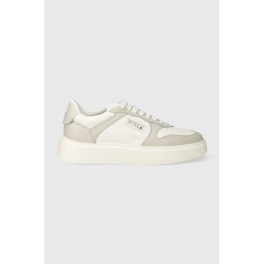 Furla sneakersy skórzane Sport kolor biały YH60SPT BX2752 2865S ze sklepu ANSWEAR.com w kategorii Buty sportowe damskie - zdjęcie 166682463