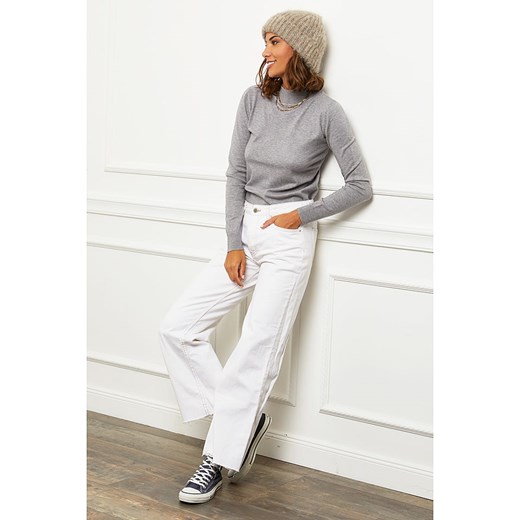 Soft Cashmere Golf w kolorze szarym ze sklepu Limango Polska w kategorii Swetry damskie - zdjęcie 166687324