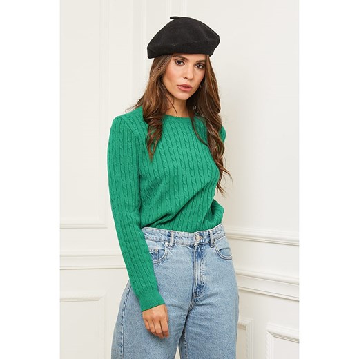 Soft Cashmere Sweter w kolorze zielonym ze sklepu Limango Polska w kategorii Swetry damskie - zdjęcie 166687481