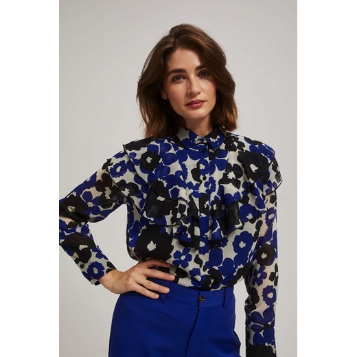Koszula damska Moodo.pl w kwiaty 
