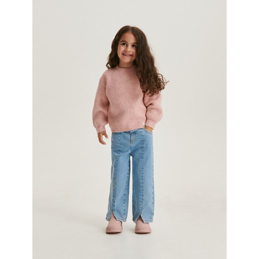 Reserved - Sweter z naszywką - różowy ze sklepu Reserved w kategorii Bluzy i swetry - zdjęcie 166759664