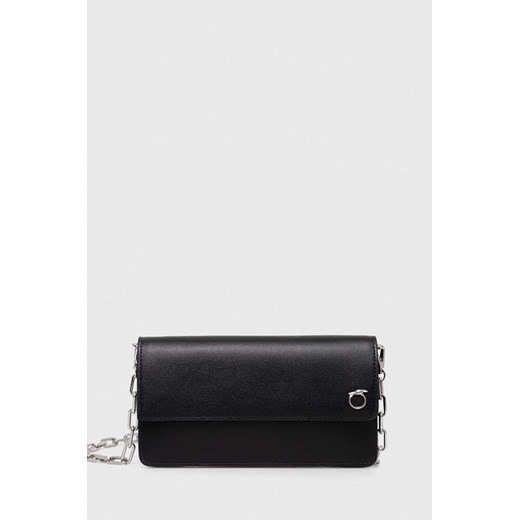 Trussardi portfel damski kolor czarny ze sklepu ANSWEAR.com w kategorii Portfele damskie - zdjęcie 166763892