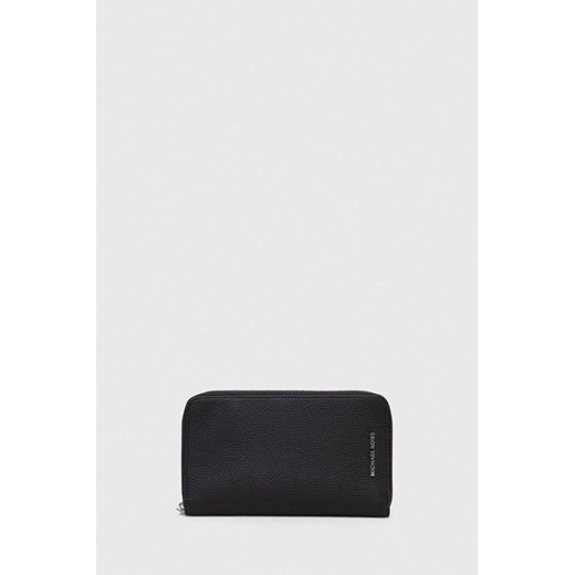 MICHAEL Michael Kors portfel skórzany damski kolor czarny ze sklepu ANSWEAR.com w kategorii Portfele damskie - zdjęcie 166767424