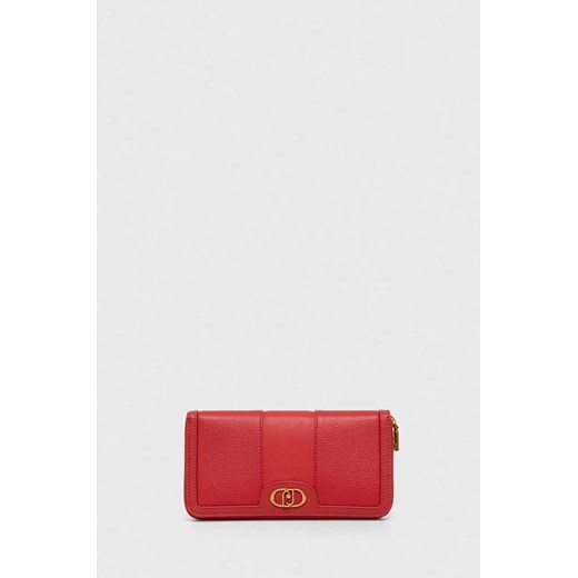 Liu Jo portfel damski kolor czerwony ze sklepu ANSWEAR.com w kategorii Portfele damskie - zdjęcie 166768171
