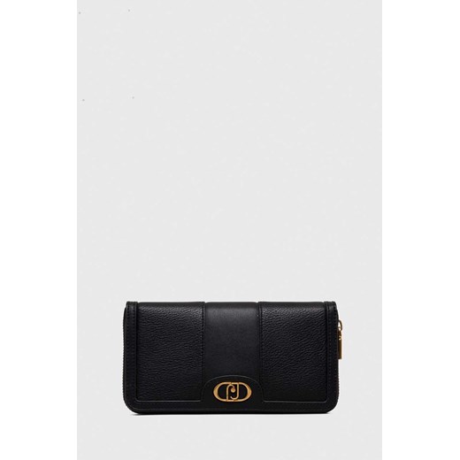 Liu Jo portfel damski kolor czarny ze sklepu ANSWEAR.com w kategorii Portfele damskie - zdjęcie 166768191