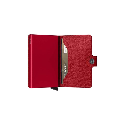 Secrid portfel damski kolor czerwony Secrid ONE ANSWEAR.com