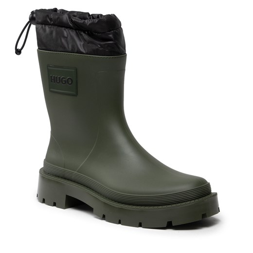 Kalosze Hugo Jin 50503847 10222177 Dark Green 305 36 wyprzedaż eobuwie.pl