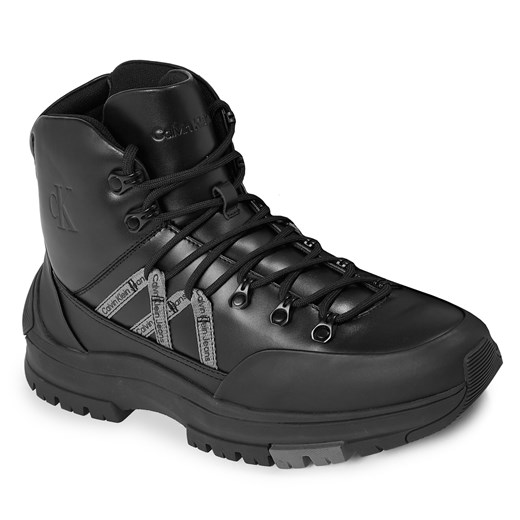 Trapery Calvin Klein Jeans Hiking Lace Up Boot Band YM0YM00753 Black/Stormfront 41 eobuwie.pl