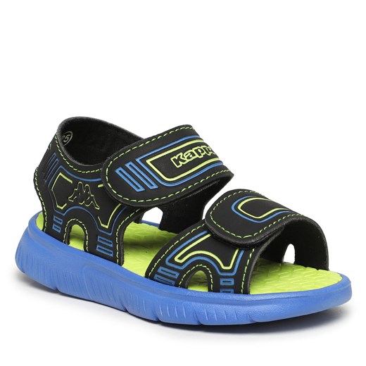 Sandały Kappa 260887K Blue/Black 6011 Kappa 29 eobuwie.pl