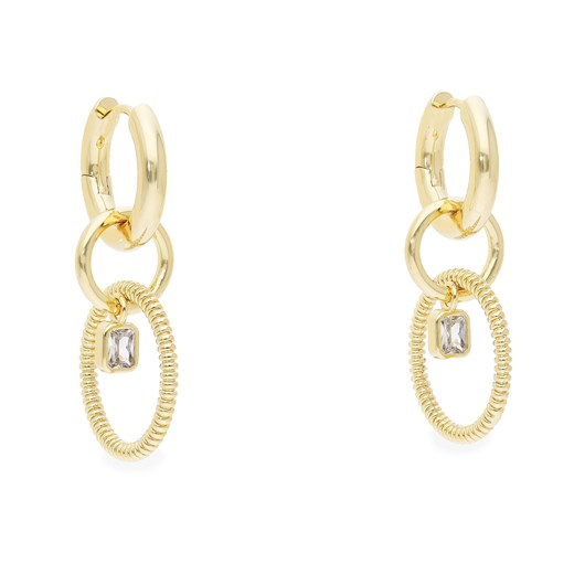 Kolczyki Luv AJ Camille Multi Hoops FW22-E-CMH-G Gold Luv Aj one size eobuwie.pl