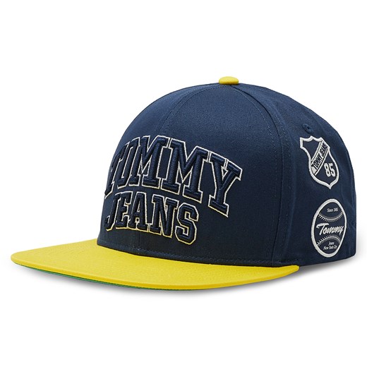 Czapka z daszkiem Tommy Jeans Heritage AM0AM11106 Granatowy ze sklepu eobuwie.pl w kategorii Czapki z daszkiem męskie - zdjęcie 166773242