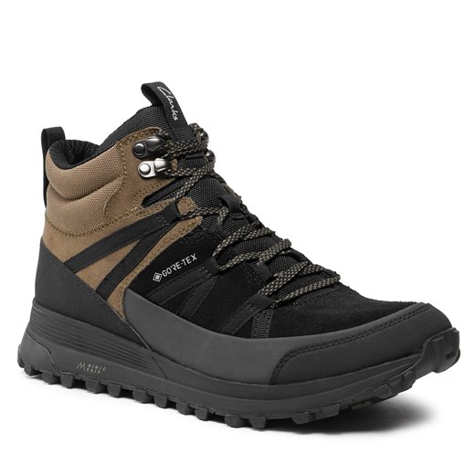 Trekkingi Clarks ATL Trek Rise GTX GORE-TEX 261726917 Black Suede Clarks 41 promocyjna cena eobuwie.pl