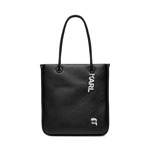 Torebka KARL LAGERFELD 236W3069 Black A999 ze sklepu eobuwie.pl w kategorii Torby Shopper bag - zdjęcie 166774363