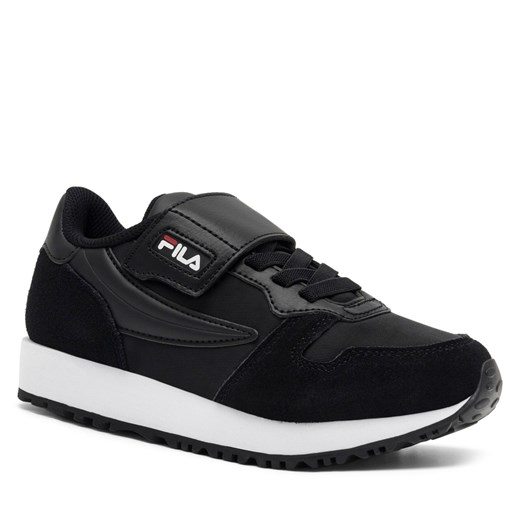 Sneakersy Fila Retroque Velcro Kids FFK0036.80010 Czarny ze sklepu eobuwie.pl w kategorii Buty sportowe dziecięce - zdjęcie 166775231