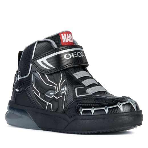 Sneakersy Geox MARVEL J Grayjay Boy J369YB 0FU50 C0039 M Black/Silver Geox 27 eobuwie.pl