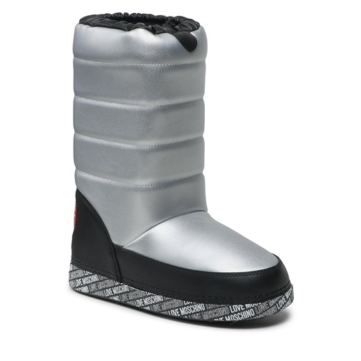 Śniegowce LOVE MOSCHINO JA24162G1HIT590B Argento Love Moschino 39/40 wyprzedaż eobuwie.pl