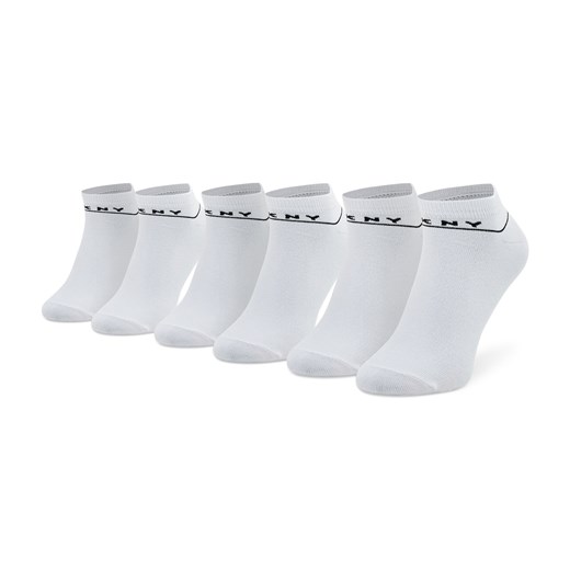 Zestaw 3 par wysokich skarpet męskich DKNY Jefferson S5_6207T_DKY White 40/45 wyprzedaż eobuwie.pl