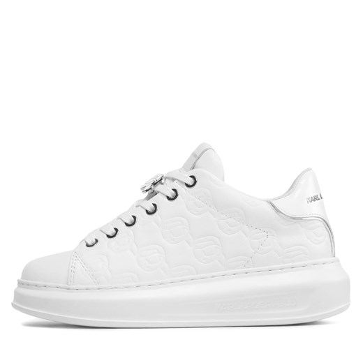 Sneakersy KARL LAGERFELD KL62523F White Lthr/Mono Karl Lagerfeld 35 eobuwie.pl
