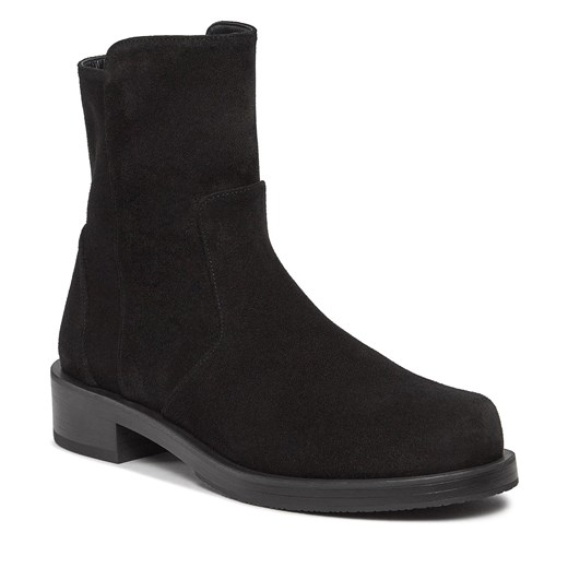Botki Stuart Weitzman 5050 Bold Zip Btie SG094 Black Stuart Weitzman 37 eobuwie.pl