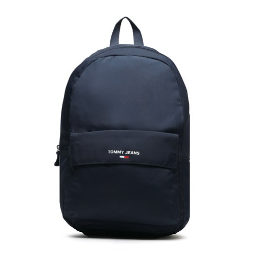 Plecak Tommy Jeans Tjm Essential Backpack AM0AM08646 Granatowy ze sklepu eobuwie.pl w kategorii Plecaki - zdjęcie 166777571