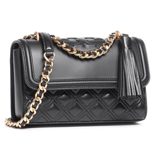 Torebka Tory Burch Flaming Small Convertible Shoulder Bag 75576 Black 001 Tory Burch one size promocja eobuwie.pl