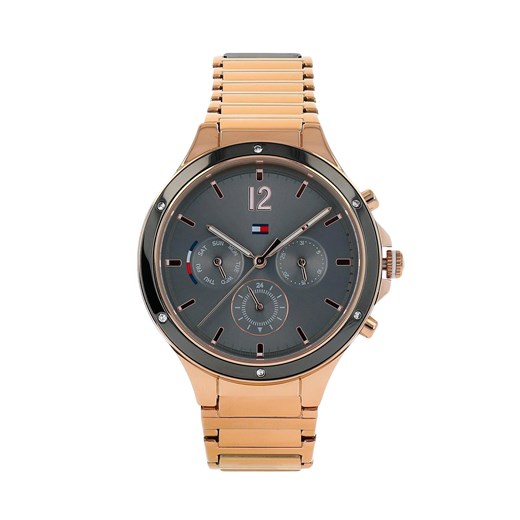 Zegarek Tommy Hilfiger Eve TH1782277 Grey/Gold Tommy Hilfiger one size okazyjna cena eobuwie.pl