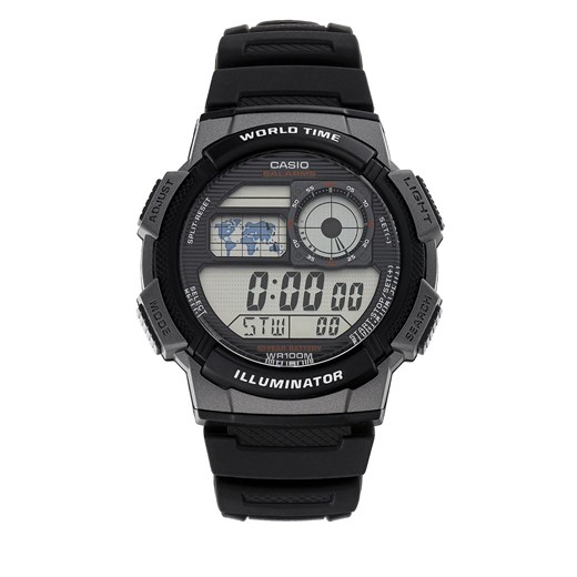 Zegarek Casio AE-1000W-1BVEF Black Casio one size eobuwie.pl