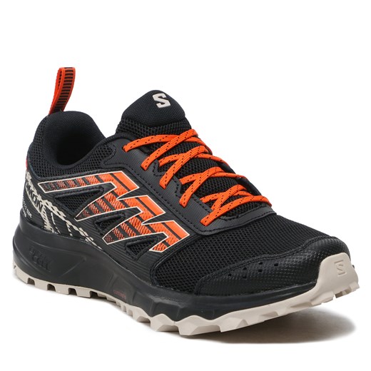 Trekkingi Salomon Wander 471526 26 V0 Black/Rainy Day/Scarlet Ibis Salomon 40.23 eobuwie.pl