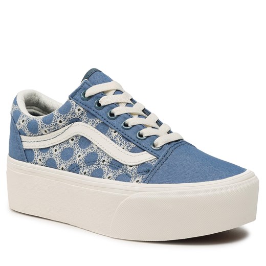 Tenisówki Vans Old Skool Stac VN0A7Q5MBLU1 Denim Mix Blue Vans 42.5 eobuwie.pl