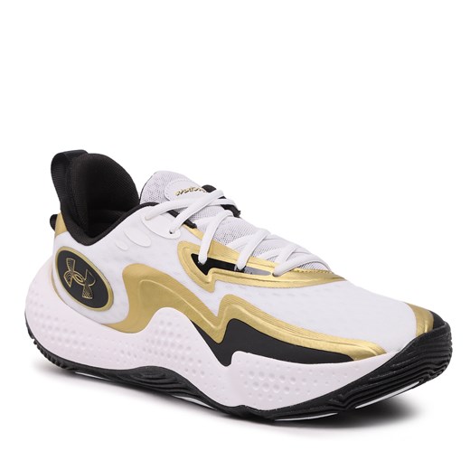 Buty Under Armour Ua Spawn 5 3026285-101 White/Black/Metallicgold Under Armour 43 promocja eobuwie.pl