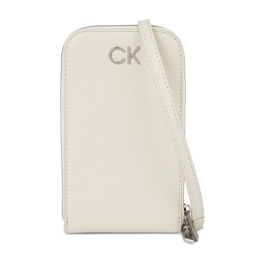 Etui na telefon Calvin Klein Re-Lock Phone Crossbody K60K611100 Dk Ecru PC4 Calvin Klein one size promocyjna cena eobuwie.pl