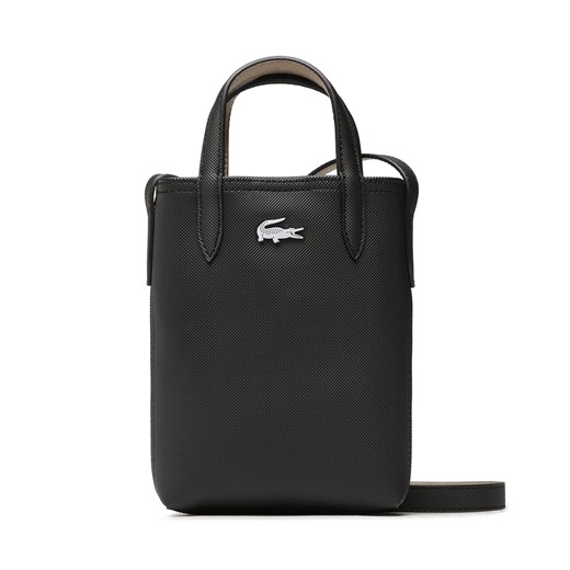 Torebka Lacoste NF3866AA Noir Krema A91 ze sklepu eobuwie.pl w kategorii Torby Shopper bag - zdjęcie 166782712