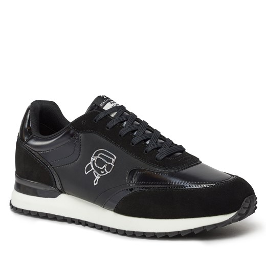 Sneakersy KARL LAGERFELD KL52931N Black Lthr/Textile 400 Karl Lagerfeld 45 eobuwie.pl