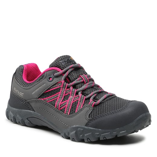 Trekkingi Regatta Edgepoint Jnr RKF623 Steel/Pnkfus Y37 Regatta 35 wyprzedaż eobuwie.pl