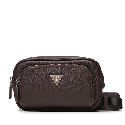 Saszetka Guess Certosa Saffiano Smart Mini Bags HMECSA P3307 BYS ze sklepu eobuwie.pl w kategorii Saszetki - zdjęcie 166784040