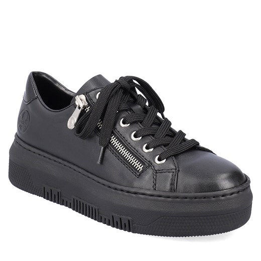 Sneakersy Rieker M1921-00 Schwarz / Black / Schwarz 00 Rieker 37 eobuwie.pl