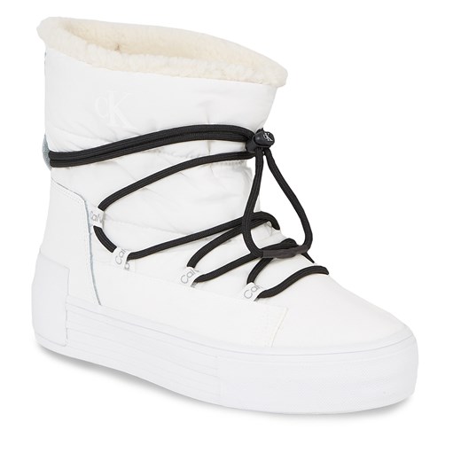 Sneakersy Calvin Klein Jeans Bold Vulc Flatf Snow Boot Wn YW0YW01181 Bright 39 eobuwie.pl okazja