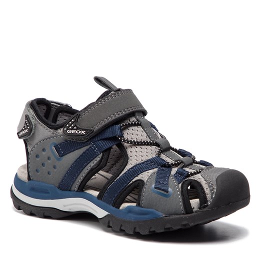Sandały Geox J Borelis B. B J920RB 0CE14 C0739 S Dk Grey/Navy Geox 31 eobuwie.pl