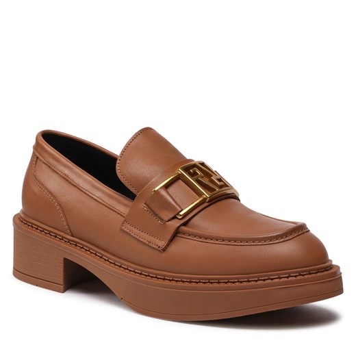 Loafersy Gino Rossi 8039 Camel Gino Rossi 38 eobuwie.pl
