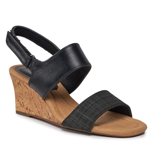 Sandały Clarks Kyarra Faye 26171237 Black Leather Clarks 41 eobuwie.pl