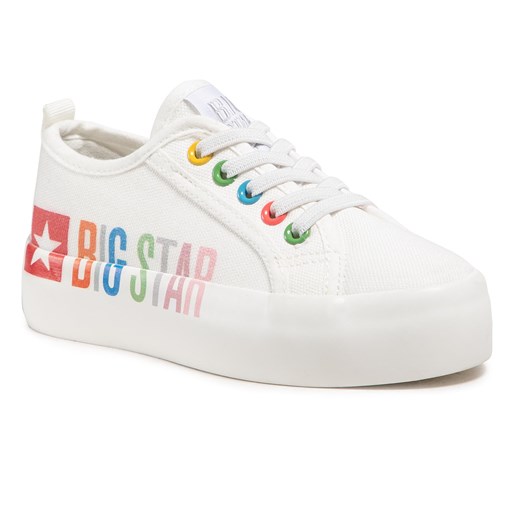 Tenisówki Big Star Shoes HH374154 White 33 eobuwie.pl
