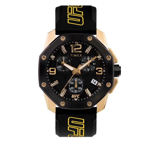 Zegarek Timex Icon Chronograph TW2V58500 Gold/Black ze sklepu eobuwie.pl w kategorii Zegarki - zdjęcie 166788434