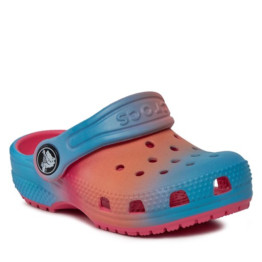 Klapki Crocs Crocs Classic Color Dip Clog T 209043 Hyper Pink/Multi 6WA Crocs 23.5 okazja eobuwie.pl