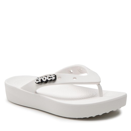 Japonki Crocs Classic Platform Flip W 207714 White Crocs 36.5 eobuwie.pl