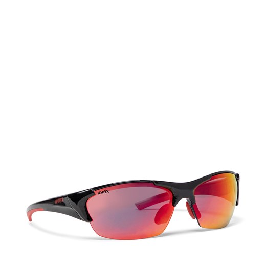 Okulary przeciwsłoneczne Uvex Blaze III S5320462316 Black Red ze sklepu eobuwie.pl w kategorii Okulary przeciwsłoneczne męskie - zdjęcie 166790900