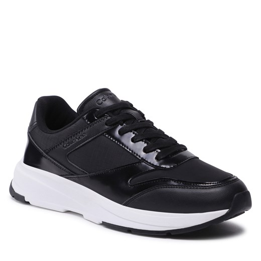 Sneakersy Calvin Klein Low Top Lace Up Mix HM0HM00901 Ck Black BEH Calvin Klein 41 eobuwie.pl