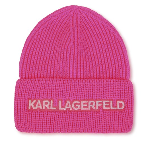 Czapka Karl Lagerfeld Kids Z11063 Różowy ze sklepu eobuwie.pl w kategorii Czapki dziecięce - zdjęcie 166791990
